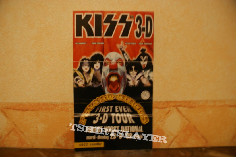 Kiss Concert Tickets , 3D Glasses and Flyer