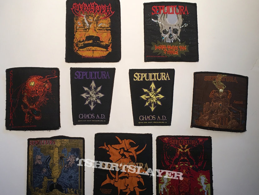 Sepultura - bones-S logo patch