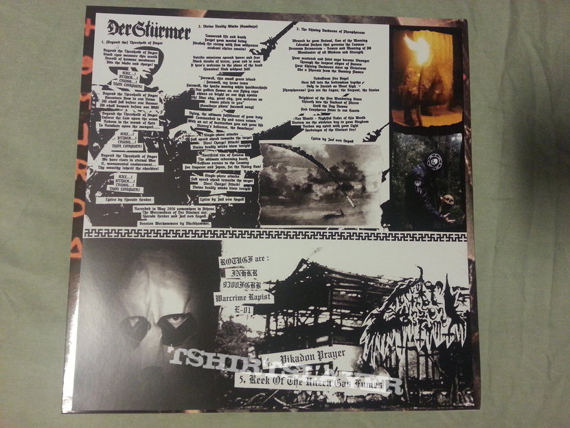 Der Stürmer / Reek Of The Unzen Gas Fumes / Command / Fogged By Fleshflies - S/T Split LP