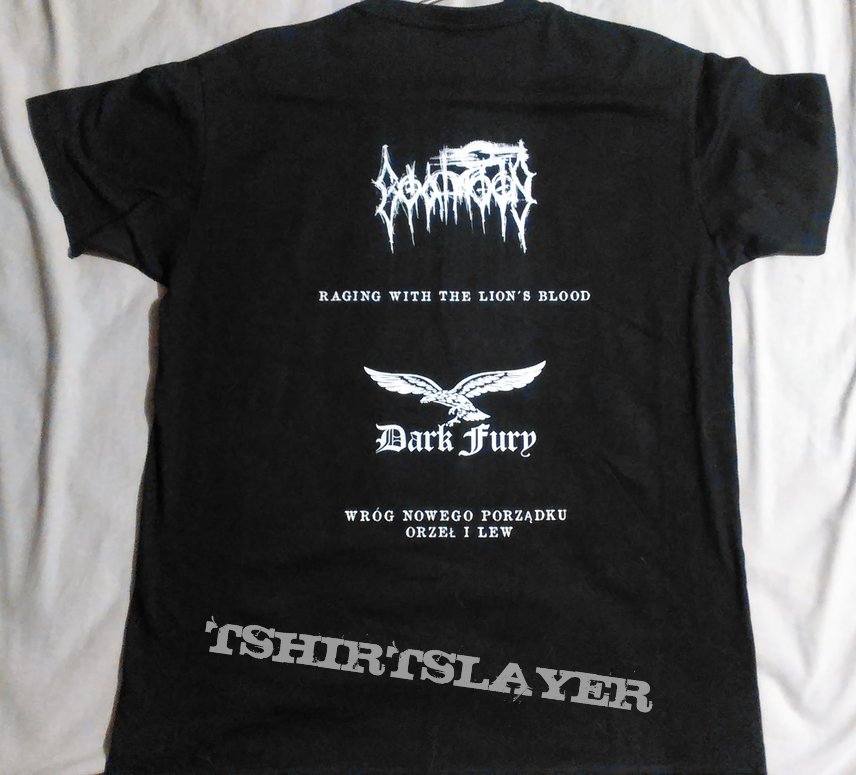 Goatmoon / Dark Fury split t-shirt | TShirtSlayer TShirt and BattleJacket  Gallery