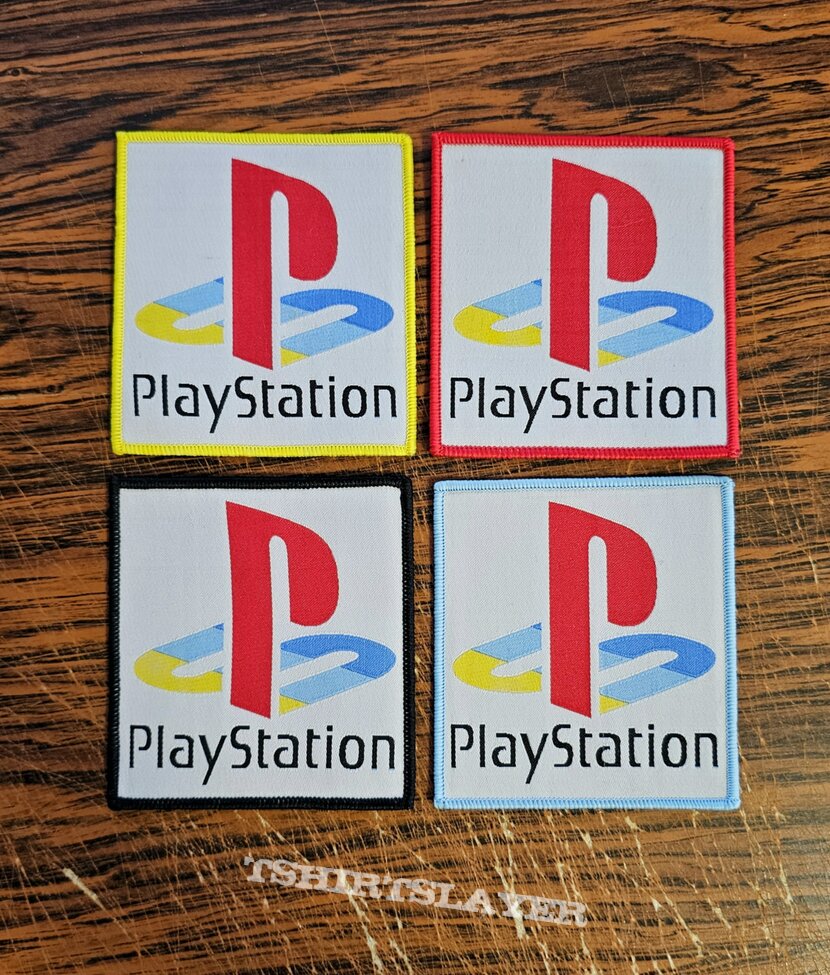 Video Games Playstation Woven Patch Video Games Playstation Woven Patch