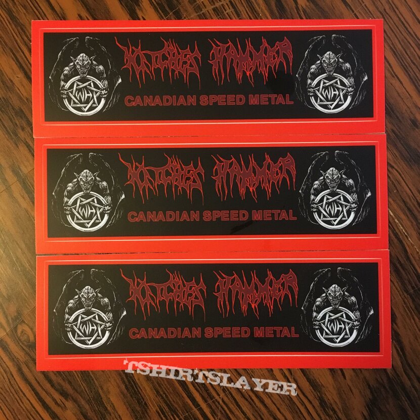 Witches Hammer Canadian Speed Stickers 