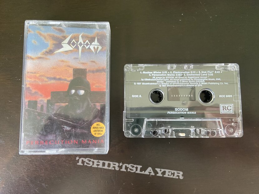 Sodom Persecution Mania cassette 