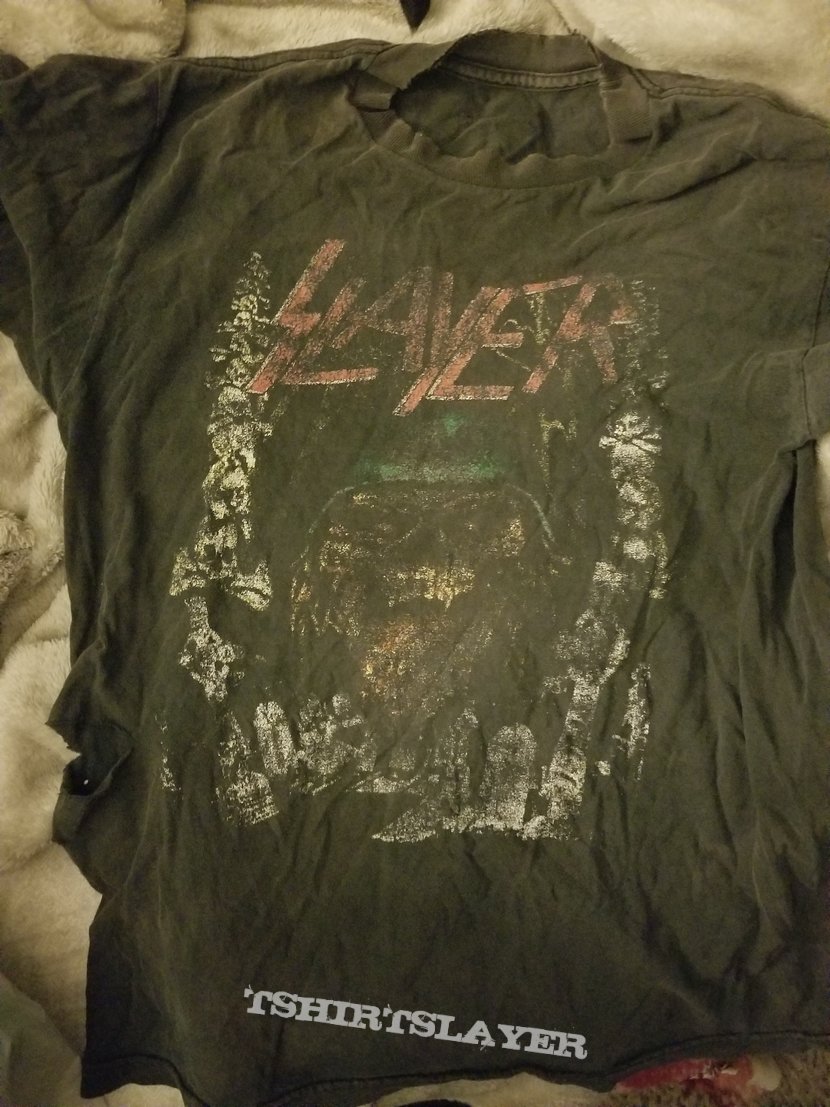 Worn out Slayer shirt 2010