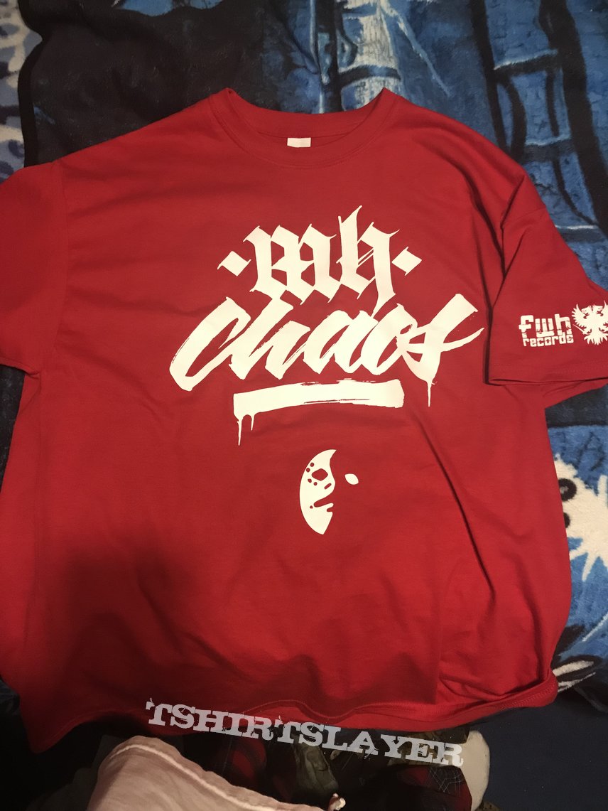 MH Chaos red mask shirt