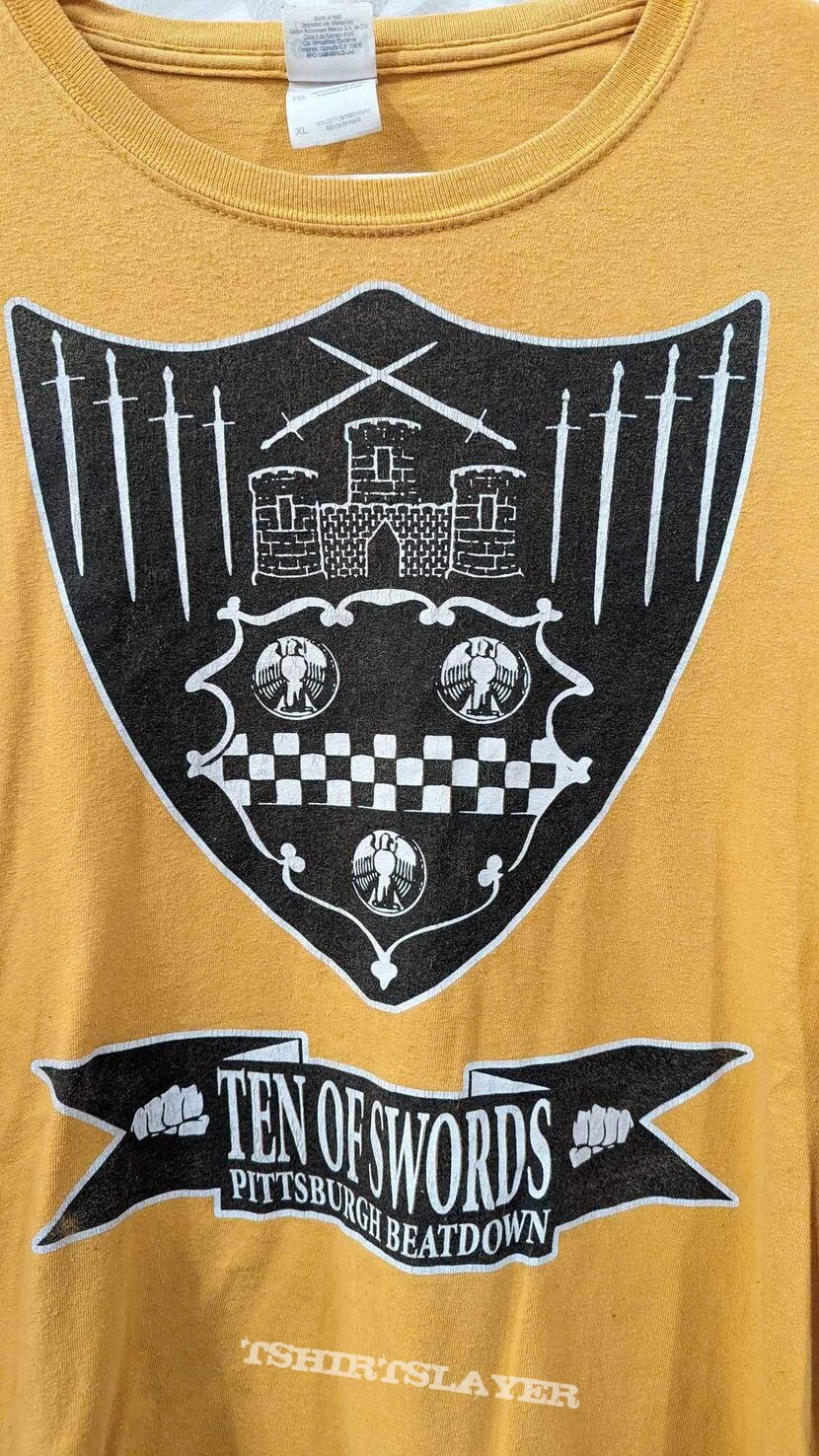 Ten of Swords Pittsburgh hardcore shirt