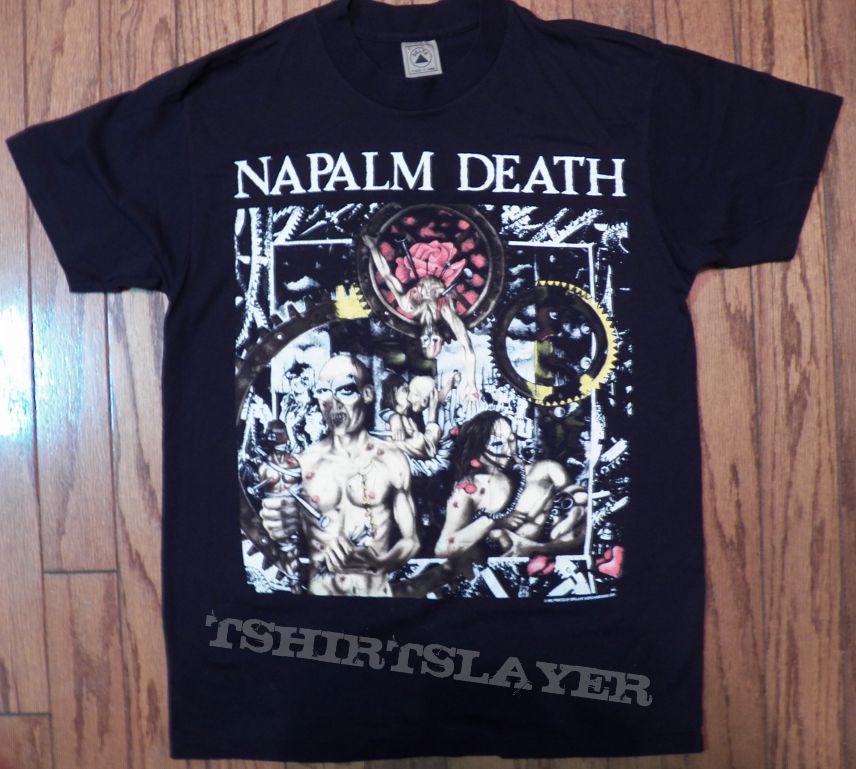 Napalm Death 1992 Utopia Banished tshirt