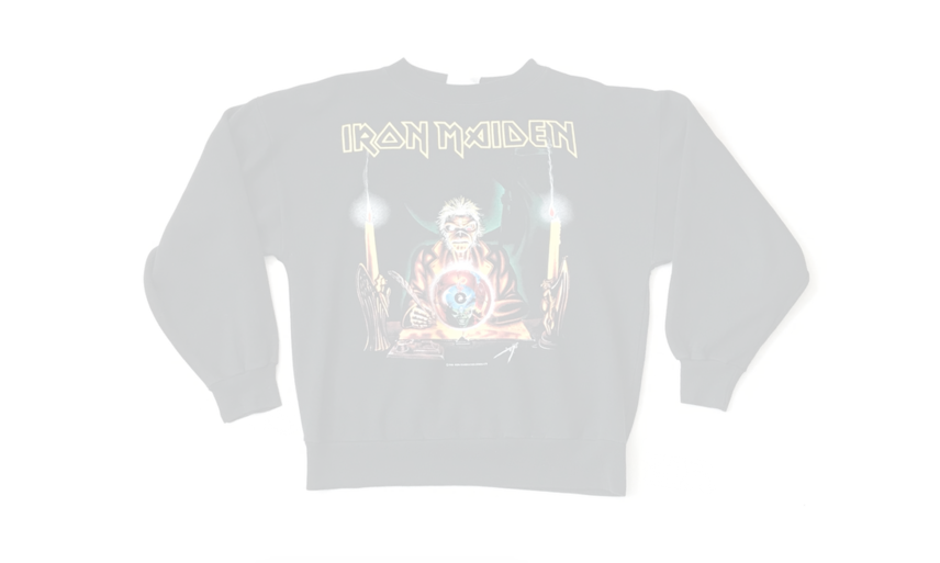Iron Maiden Seventh Son Sweatshirt Black 1988