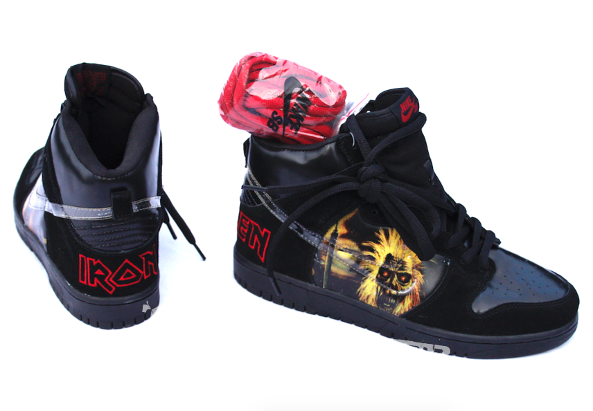 Iron Maiden Nike Dunk SB | TShirtSlayer TShirt and BattleJacket Gallery