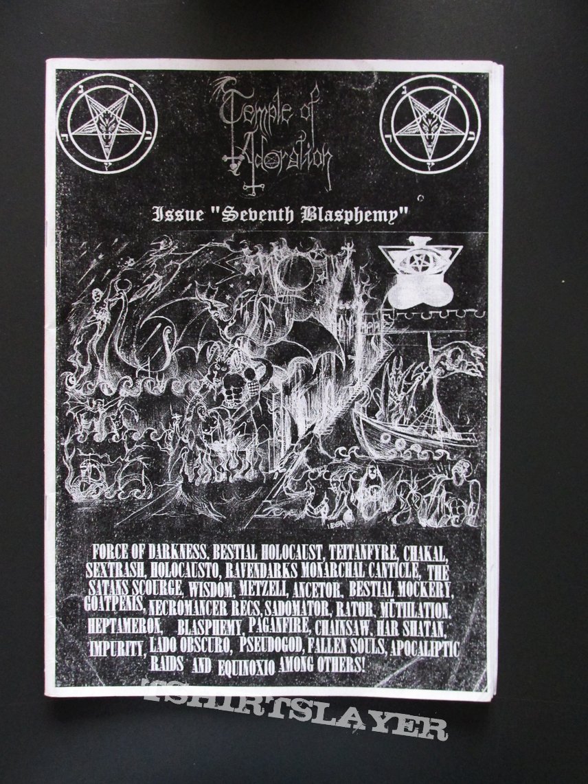 Bestial Holocaust Temple Of Adoration Magazine # 7