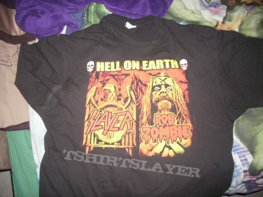 Slayer, Rob Zombie hell on earth T-shirt | TShirtSlayer TShirt and