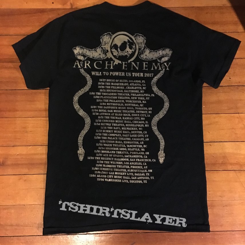 Arch Enemy Will to Power Tour Shirt