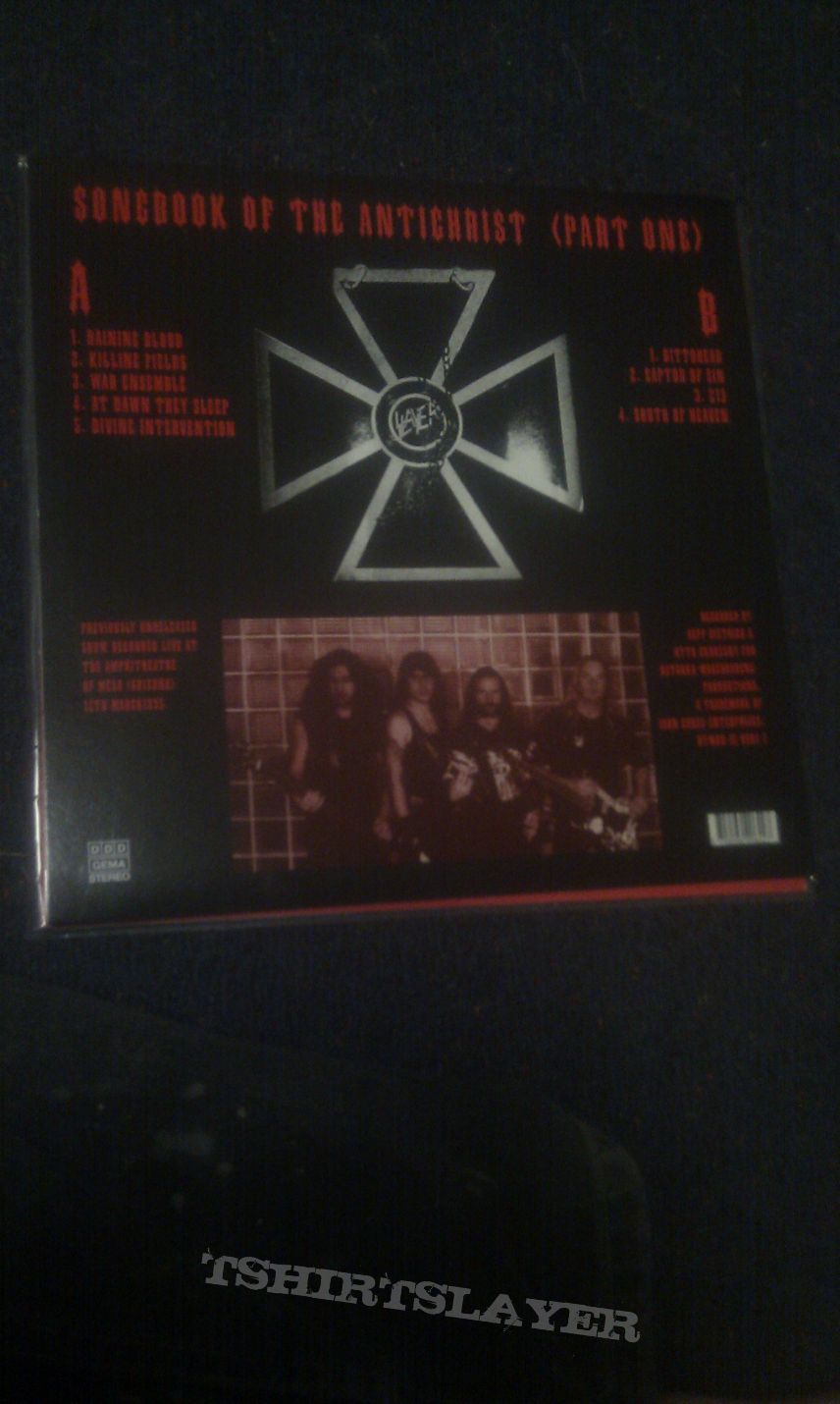 Slayer - songbook of the antichrist (part one) LP