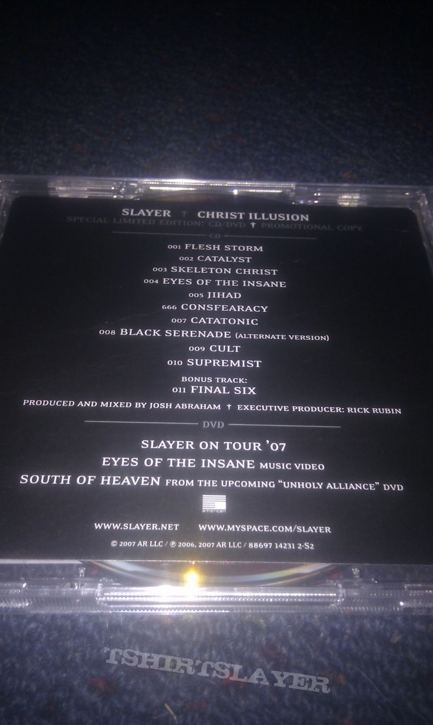 Slayer - christ illusion CD/DVD (limited edition promo)