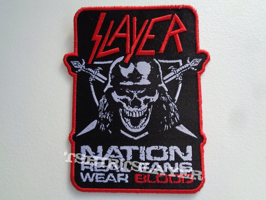 Slayer - Real fans wear blood , patch