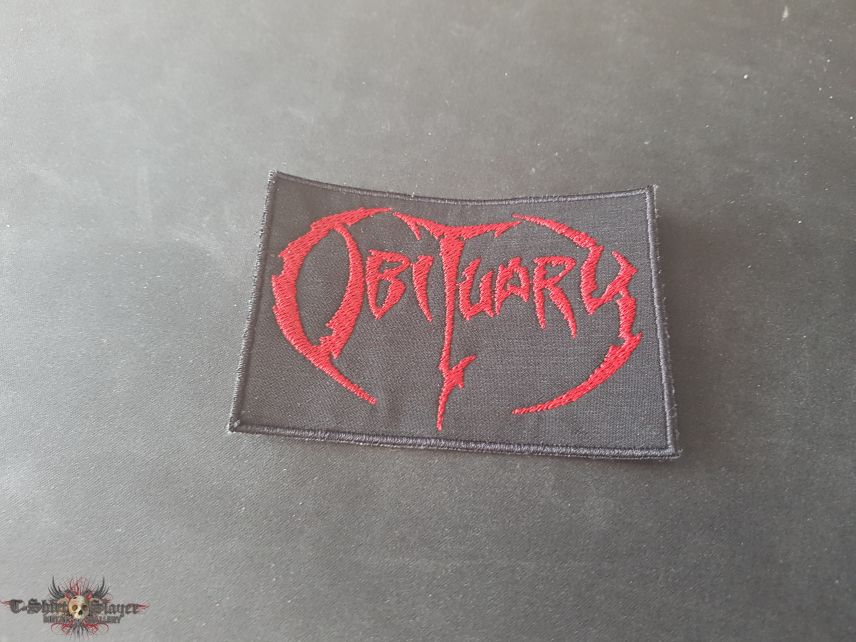 Obituary - Red Logo Patch