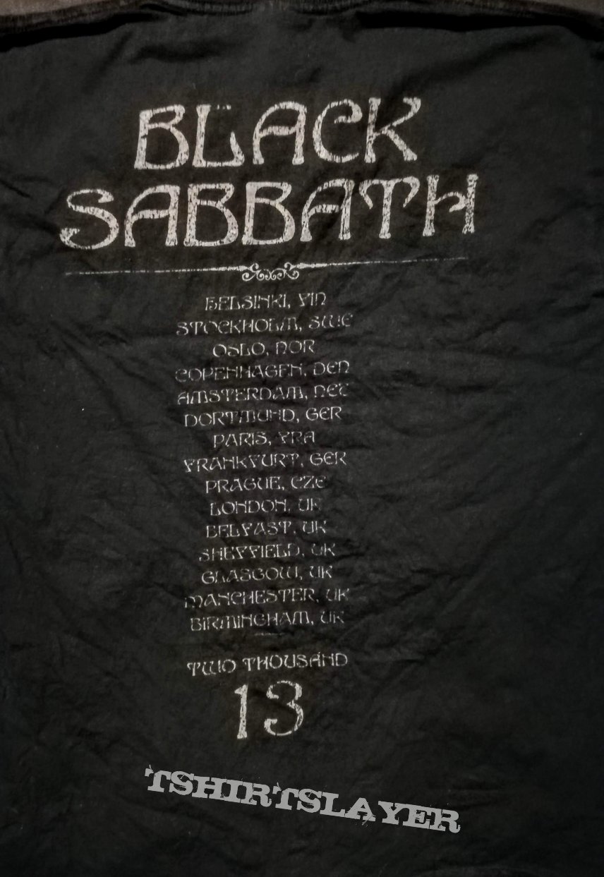 Black Sabbath 13 World Tour Shirt 2013