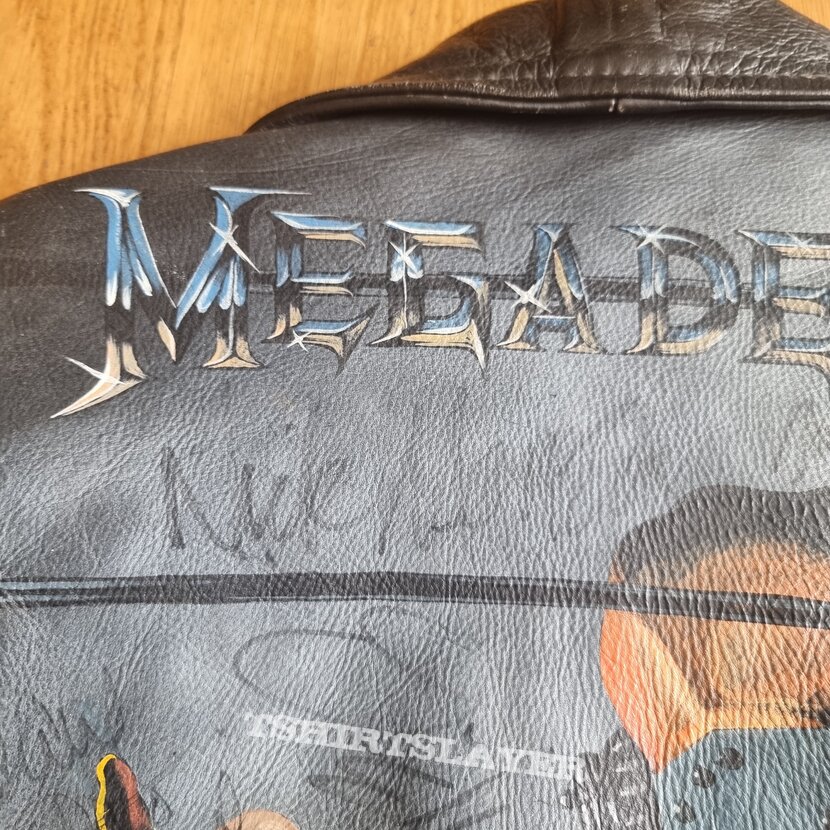 Megadeth - Countdown to Extinction Signed Hand Painted Leather Jacket 1994