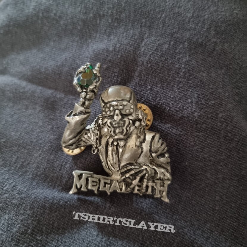 Megadeth - Rust in Peace Original Poker Pin 1991