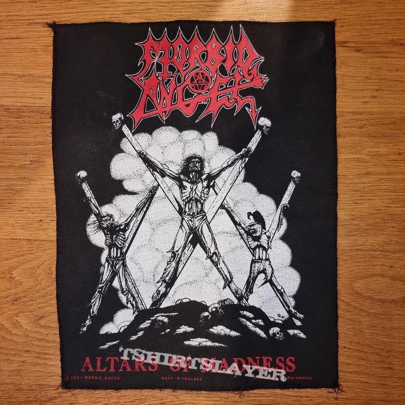 Morbid Angel - Altars of Madness Original Back Patch 1991