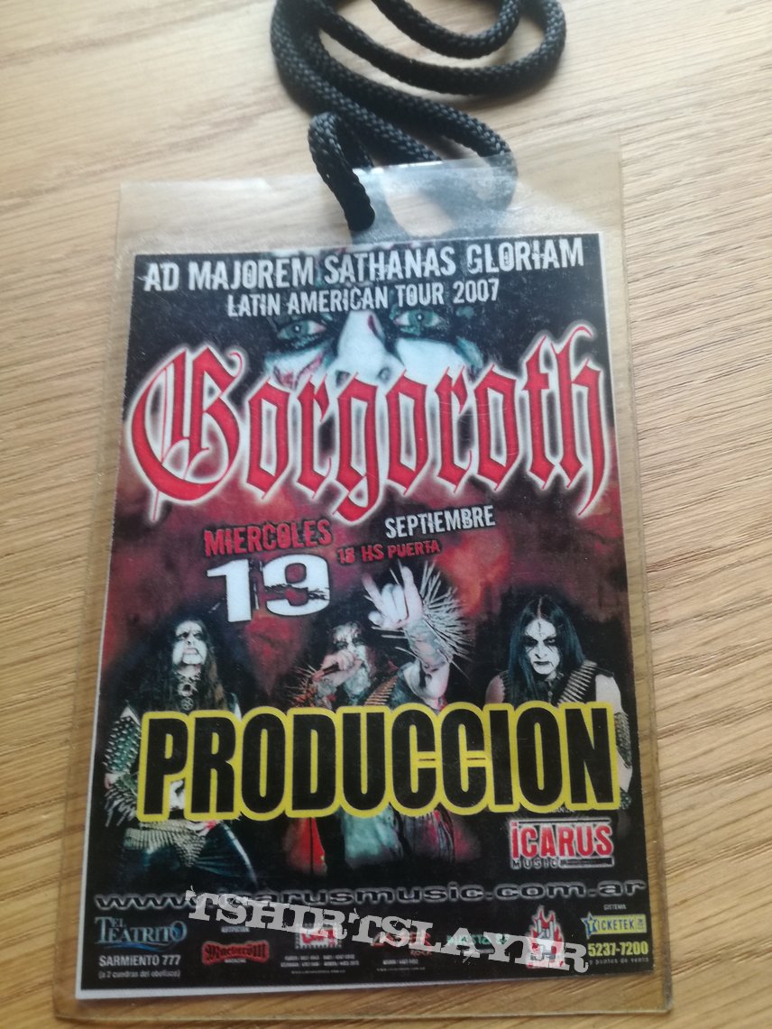 Gorgoroth Latin American tour 2007