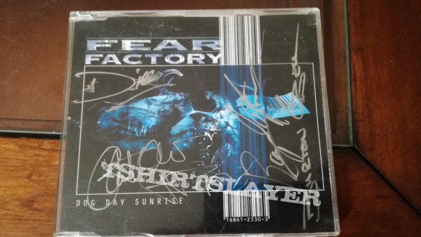 Fear Factory - dog day sunrise signed