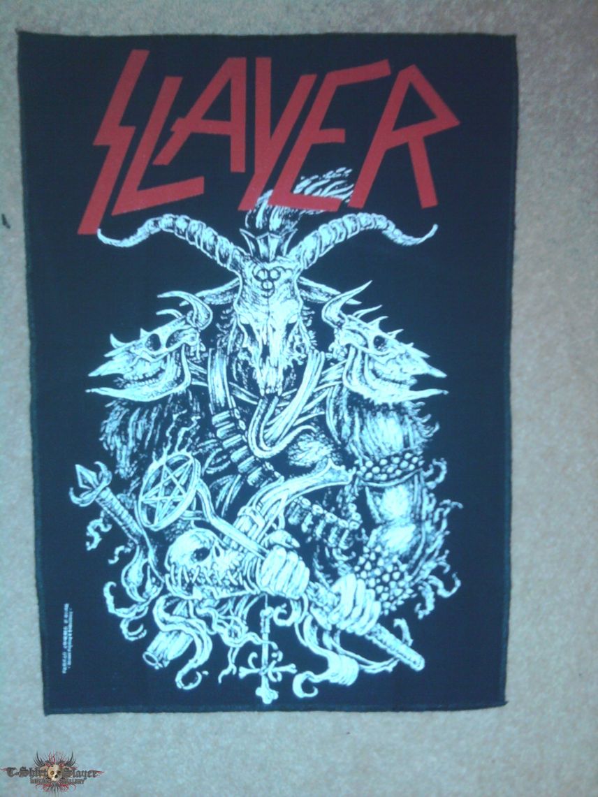 Slayer back patch