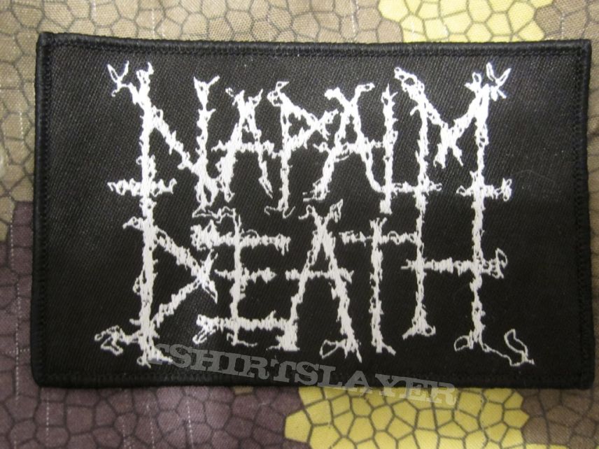 Napalm Death - logo patch - got from tour merch table