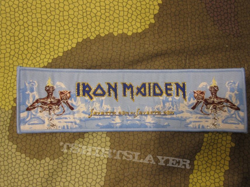 Iron Maiden Seventh Son Stripe Blue Border