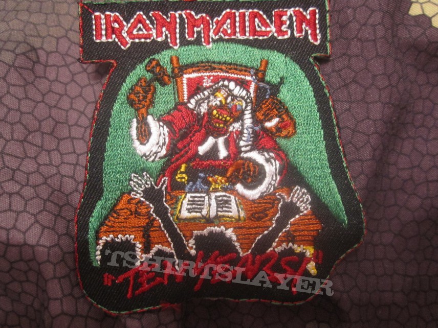 Iron Maiden - 10 years patch - bootleg