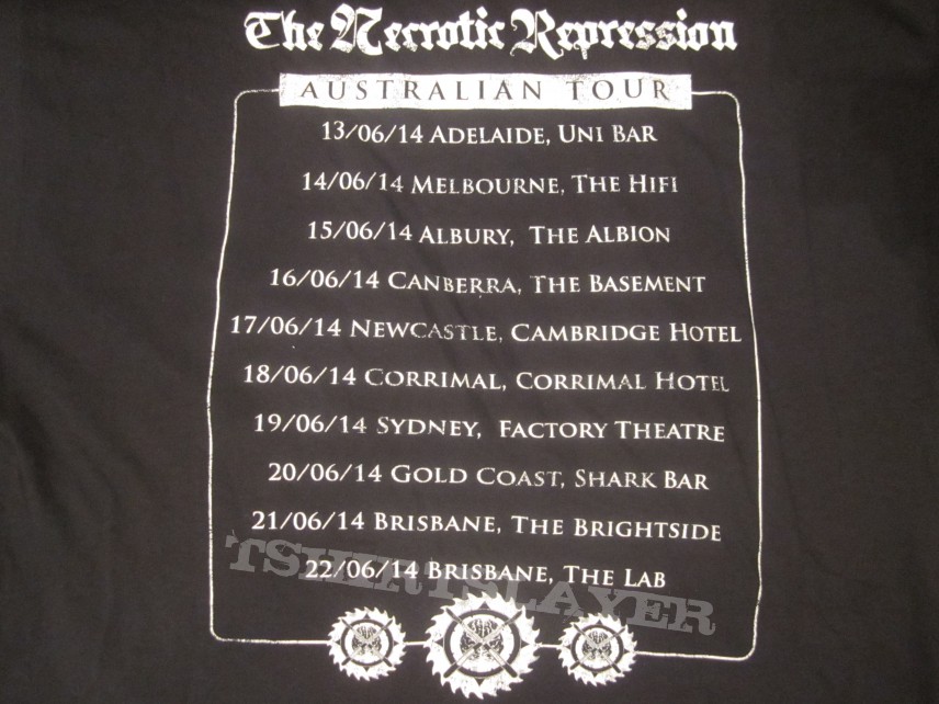 Aborted - 2014 Australian tour shirt