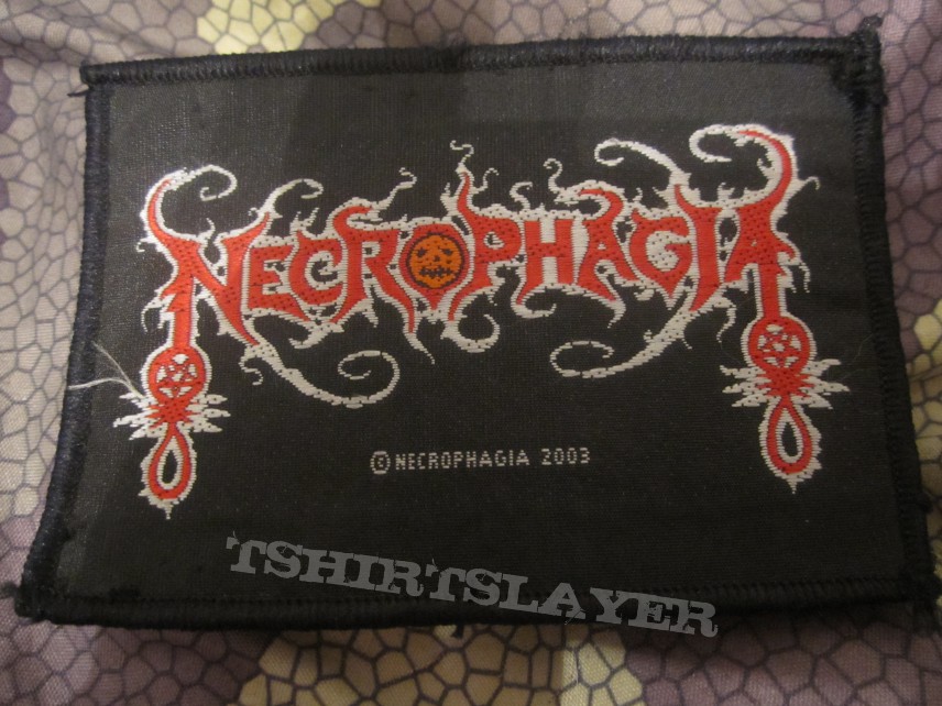 Necrophagia logo patch - 2003