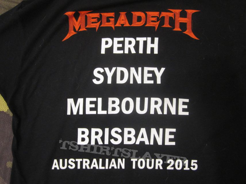 Megadeth - 2015 Australian tour