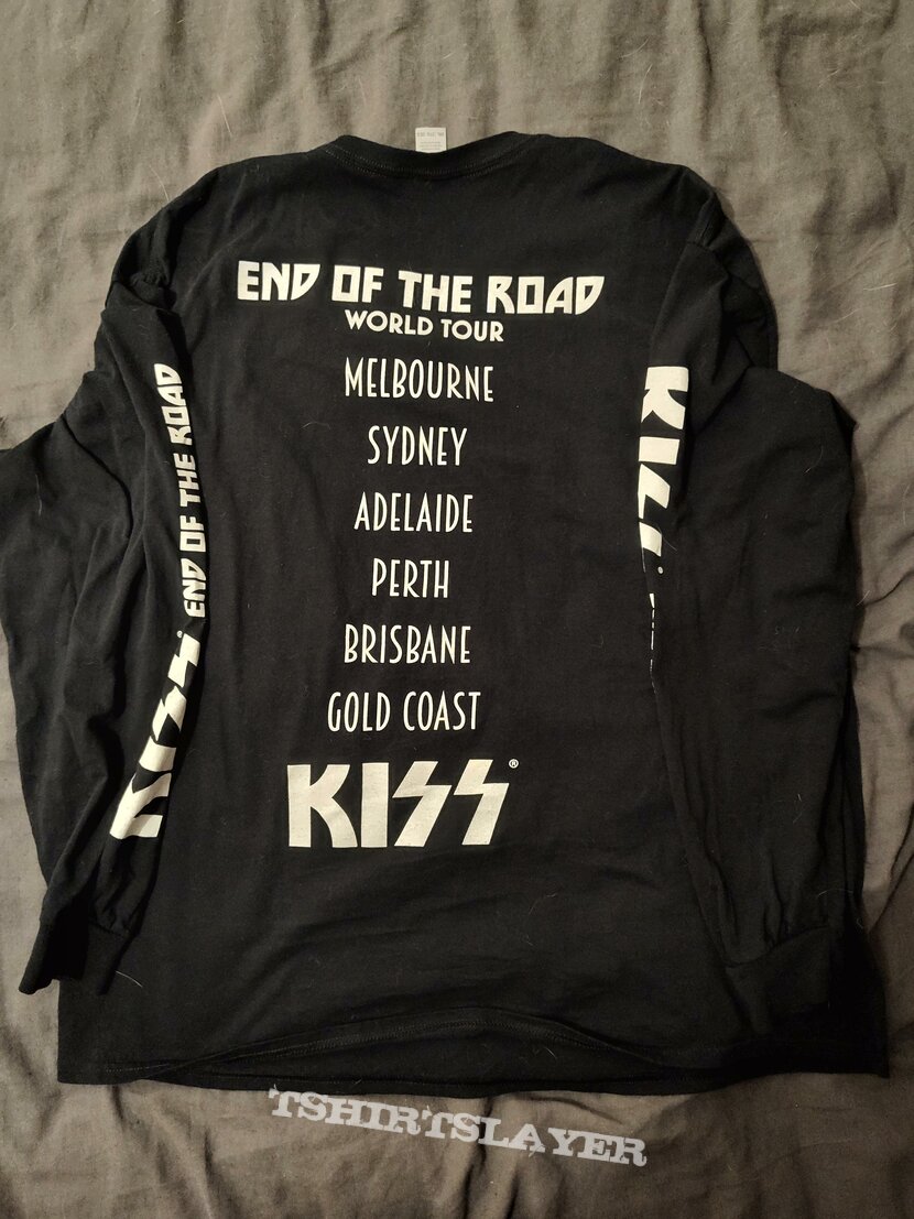 KISS - 2022 Australian tour shirt - End of the road world tour - LS - Long sleeve