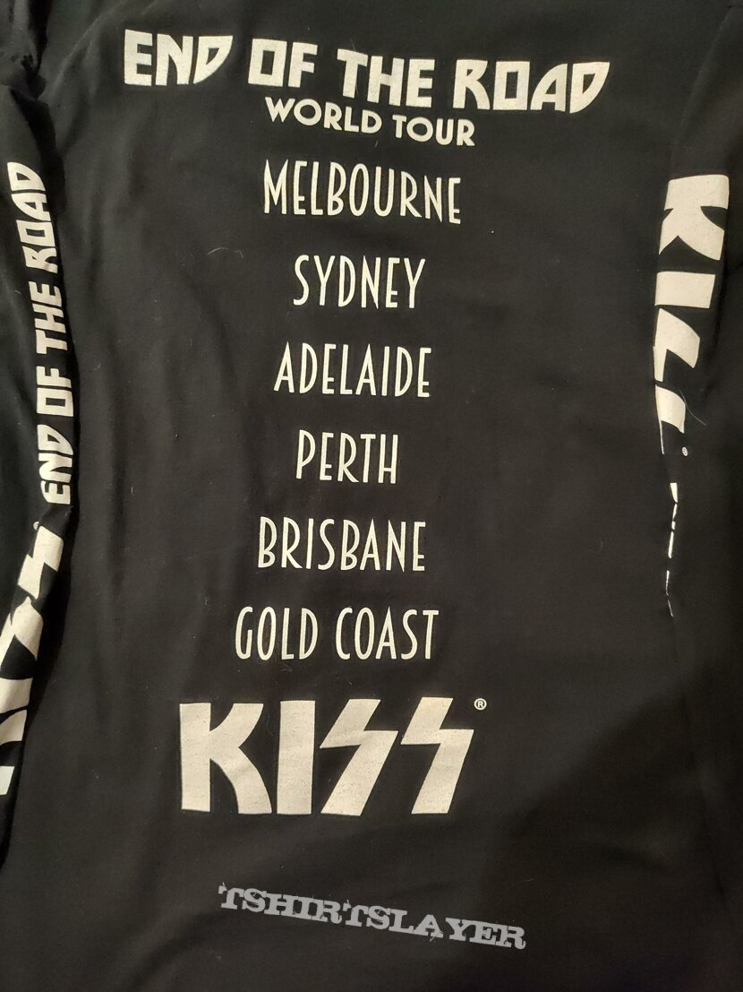 KISS - 2022 Australian tour shirt - End of the road world tour - LS - Long sleeve