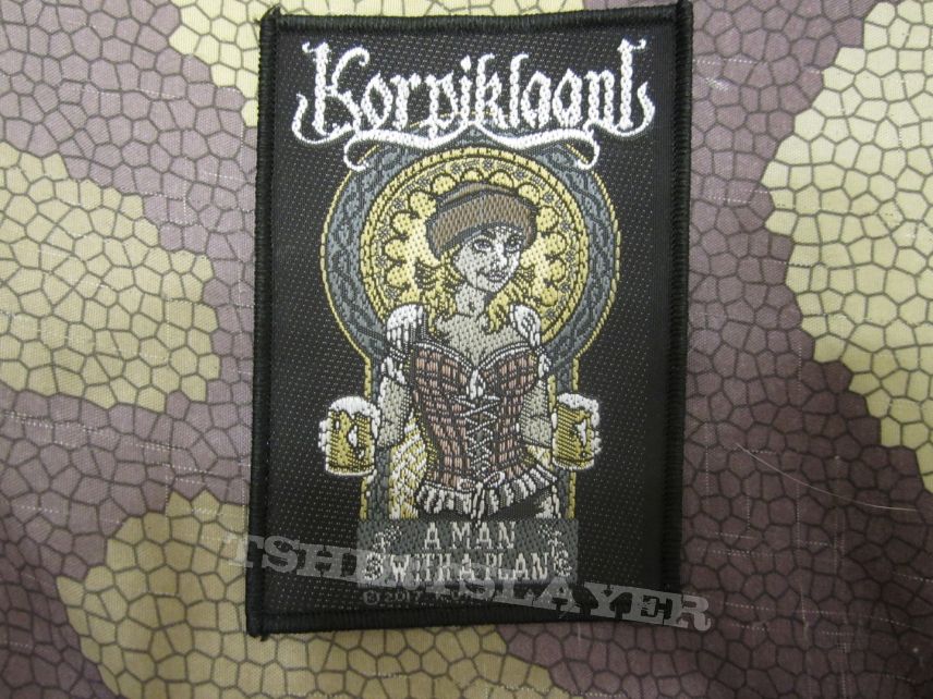 Korpiklaani - man with a plan patch