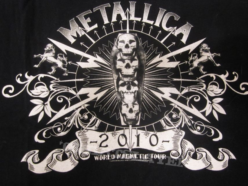 Metallica - 2010 Australian tour shirt