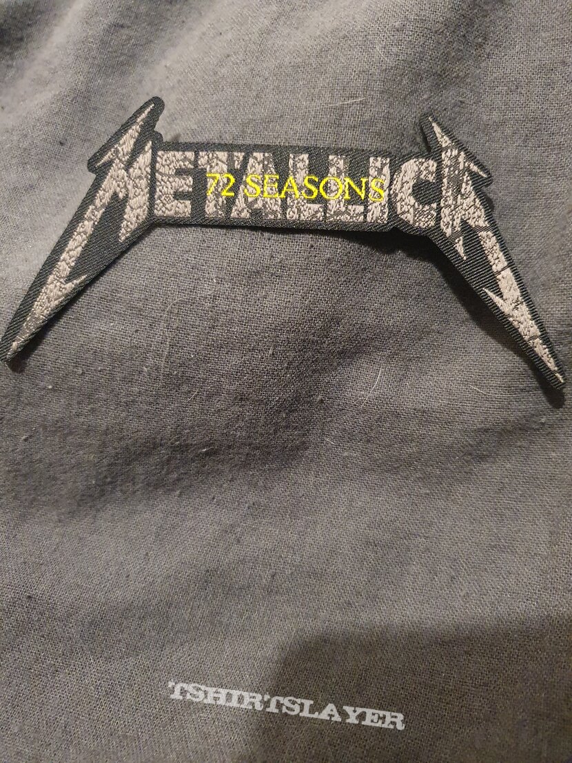 Metallica - 72 seasons - shaped logo patch