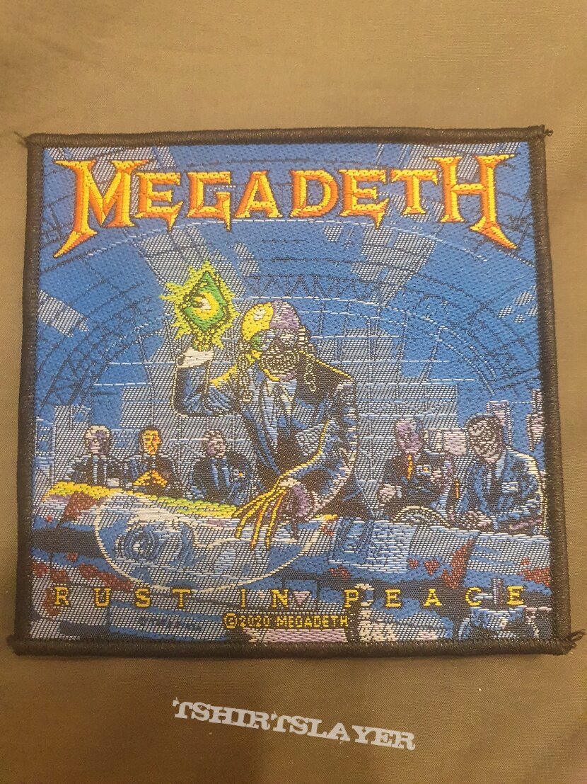 Megadeth - 2020 rust in peace - album art patch