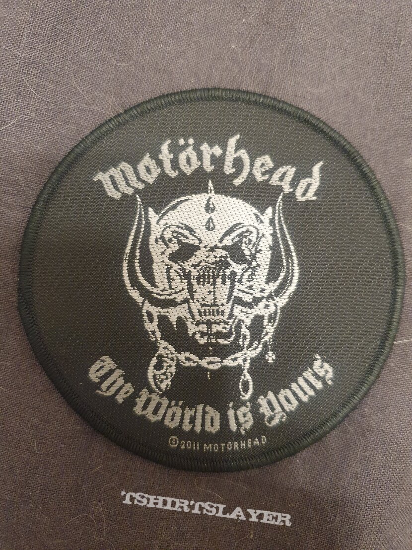 Motörhead - The worlds is yours - circle patch 