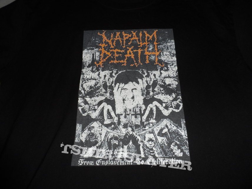 Napalm Death from enslavement to obliteration xl 