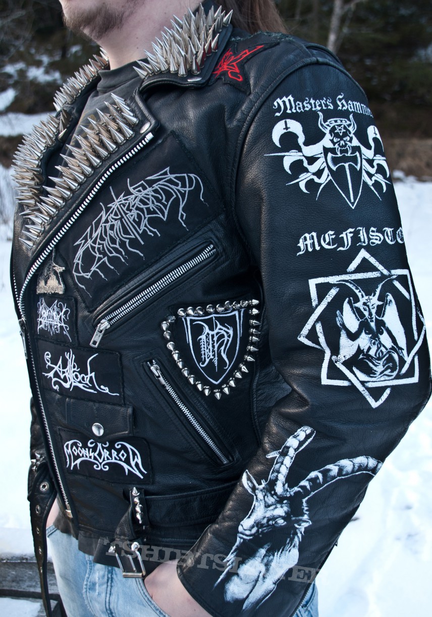 Bathory Leather Battle Jacket Completed. 
