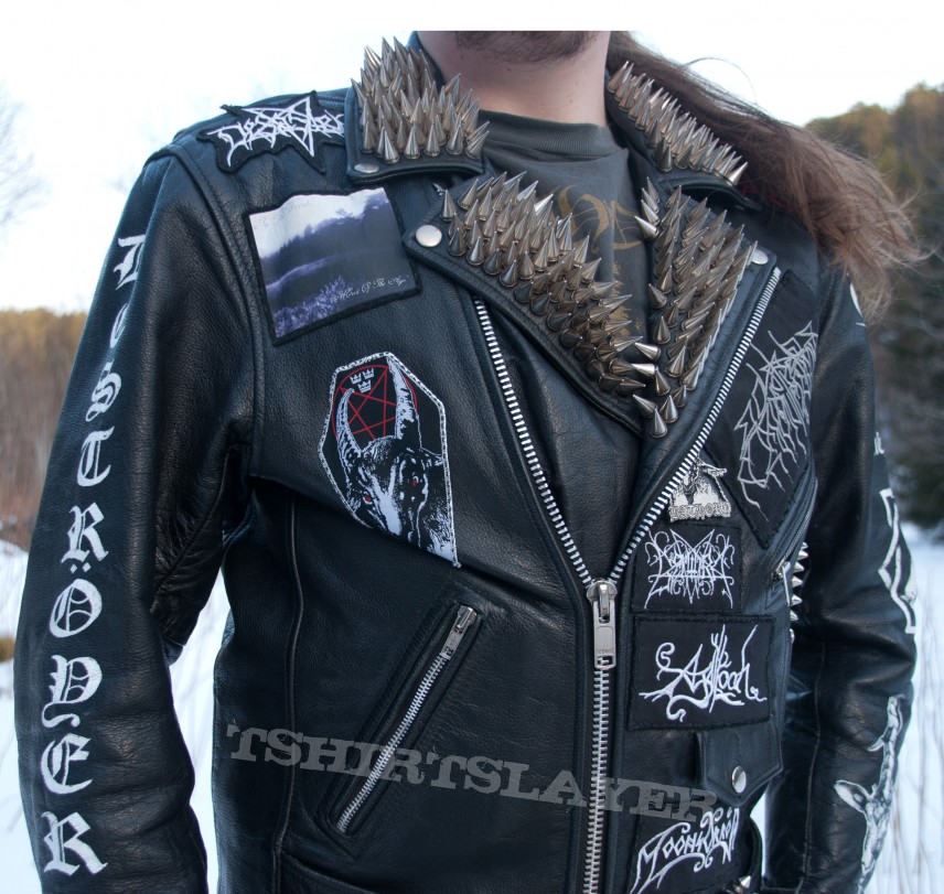 Bathory Leather Battle Jacket Completed. 