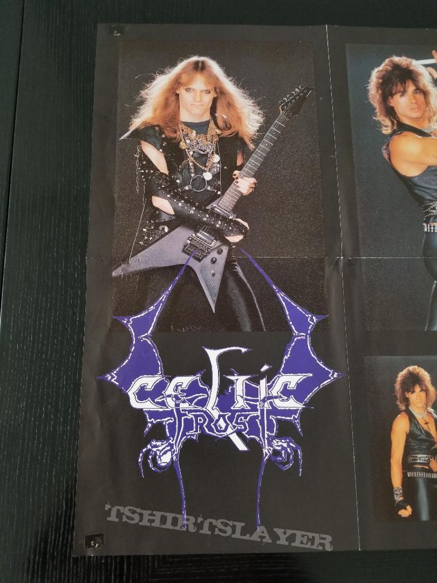 Celtic Frost &#039; To Mega Therion &#039; Original Vinyl LP + Promotional Ads