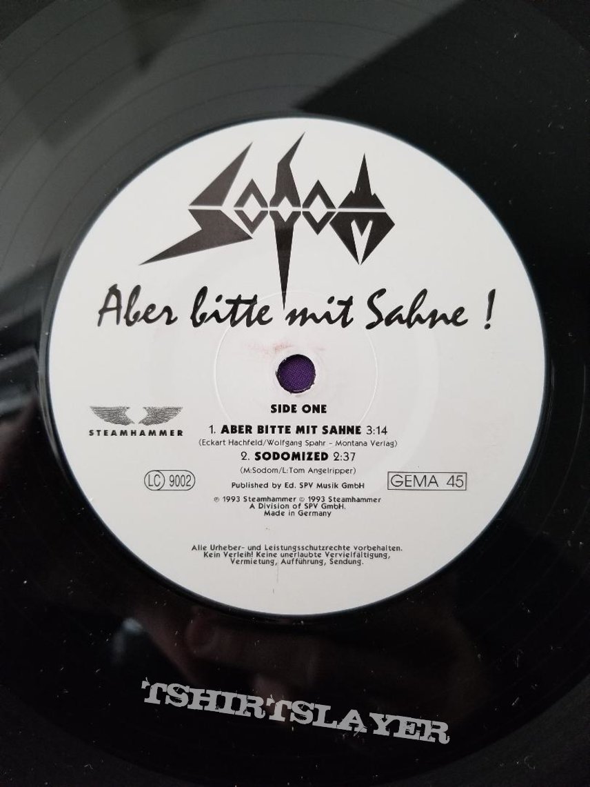 Sodom &#039; Aber Bitte Mit Sahne &#039; Original Vinyl EP + Poster