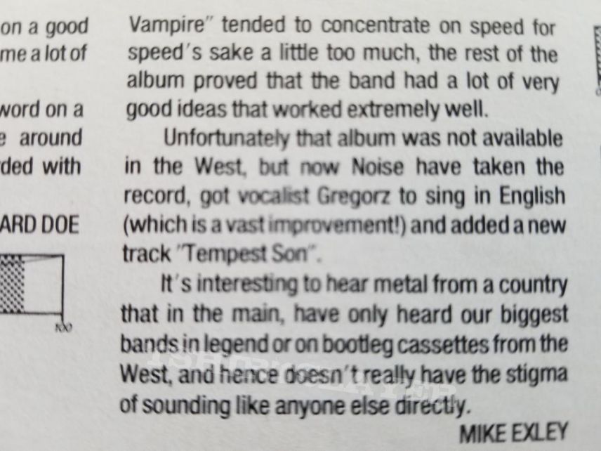 Turbo ' The Last Warrior ' Original Vinyl LP + Promotional Ad Turbo ' The Last Warrior ' Original Vinyl LP + Promotional Ad