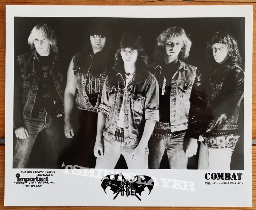 Dark Angel &#039; We Have Arrived &#039; Original Vinyl LPs + Promotional Ads