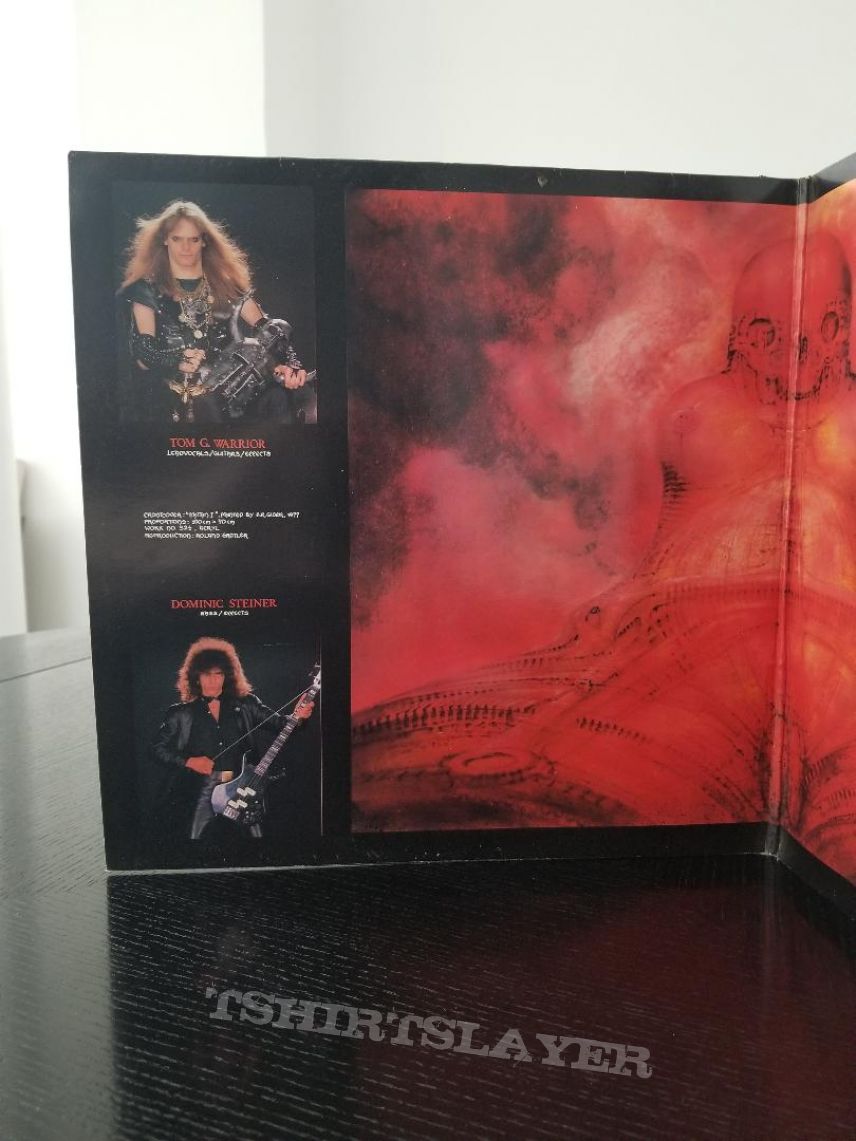 Celtic Frost &#039; To Mega Therion &#039; Original Vinyl LP + Promotional Ads