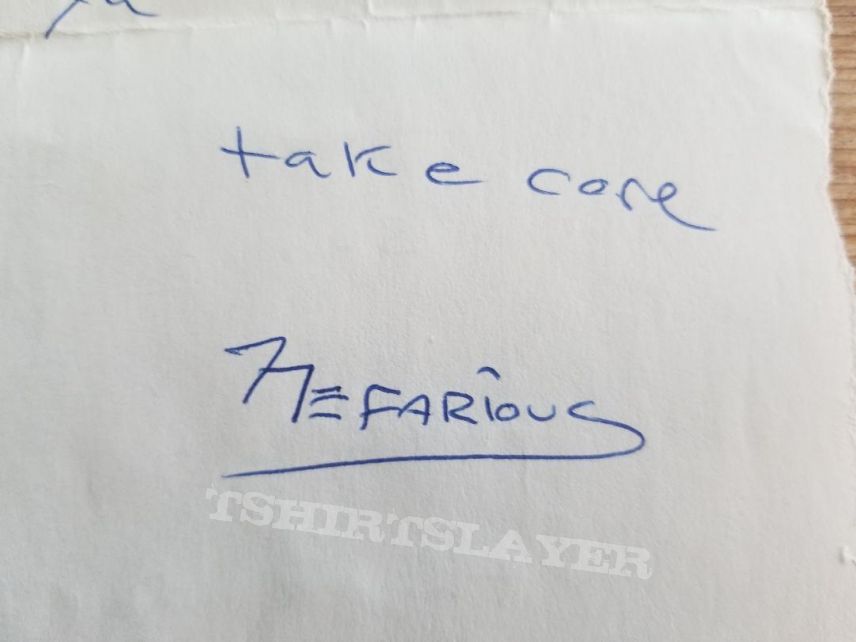 Macabre ' Grim Reality ' Original T- Shirts + First Press LP + Letter from Nefarious Macabre ' Grim Reality ' Original T- Shirts + First Press LP + Letter from Nefarious