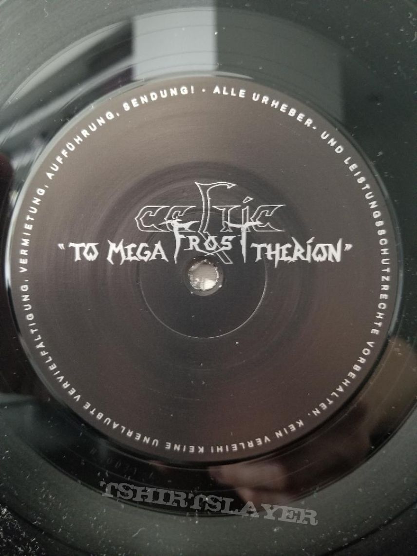 Celtic Frost &#039; To Mega Therion &#039; Original Vinyl LP + Promotional Ads